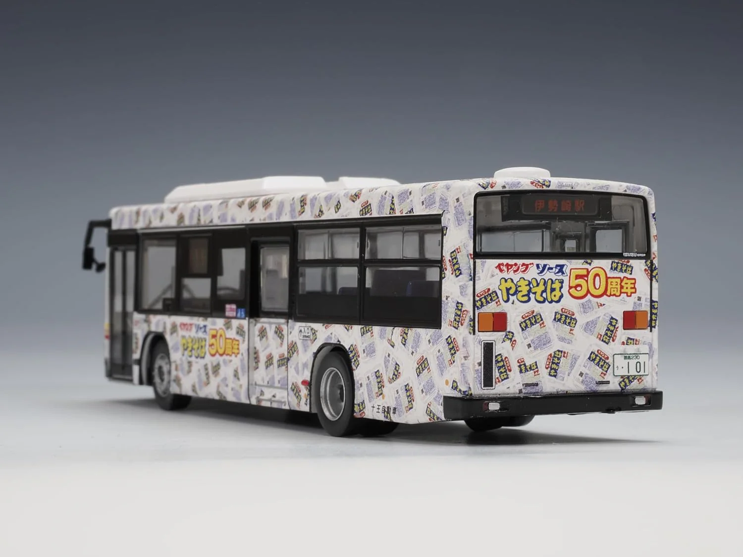 TOMYTEC JH060 National Bus Collection 80 Juo Jidosha Peyoung Sauce Yakisoba 50th Anniversary Wrapping Bus - Image 5