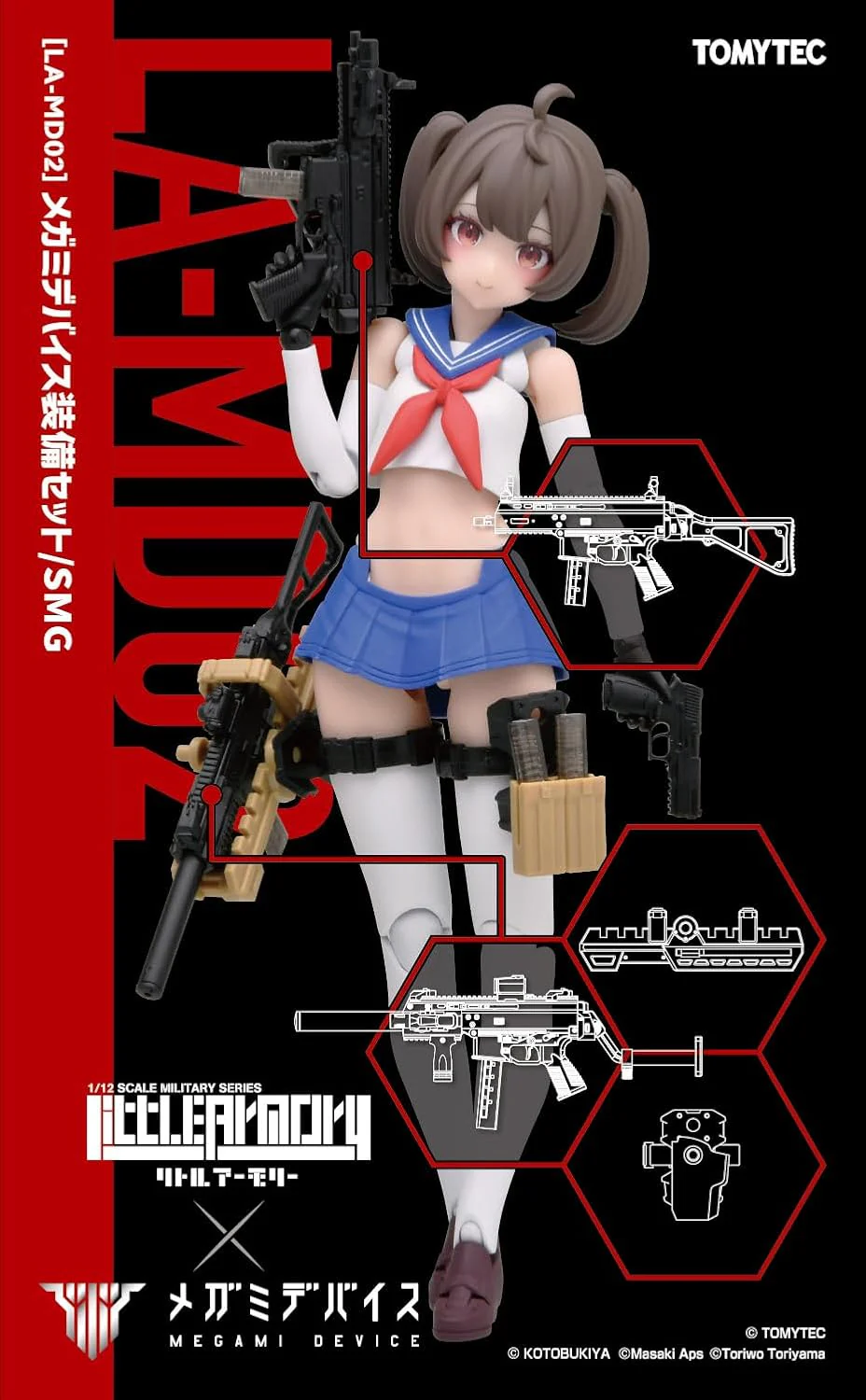 TOMYTEC LA-MD02 Little Armory Megami Device Equipment Set/SMG - Image 2