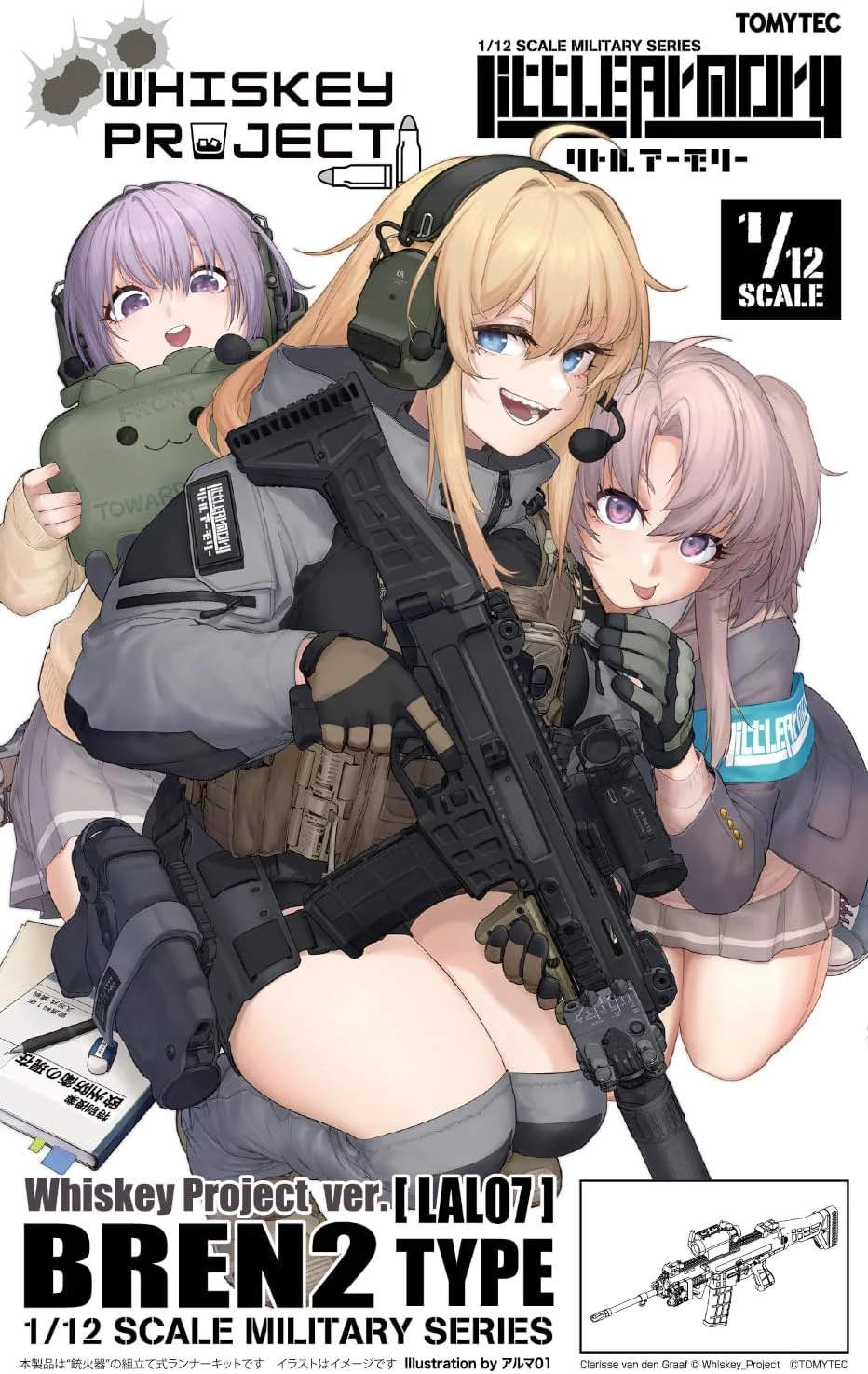 TOMYTEC LAL07 1/12 Little Armory BREN2 Type Whiskey Project ver.