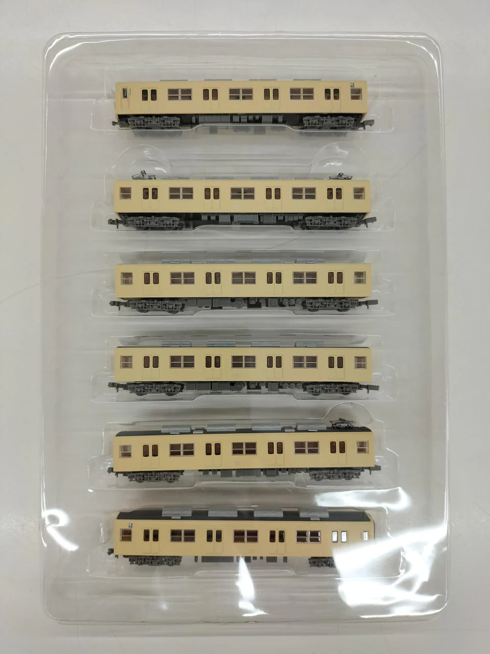 Tomytec Model Train Tobu Railway 8000 Series 8101 Sage Cream 6-Car Set - Image 2