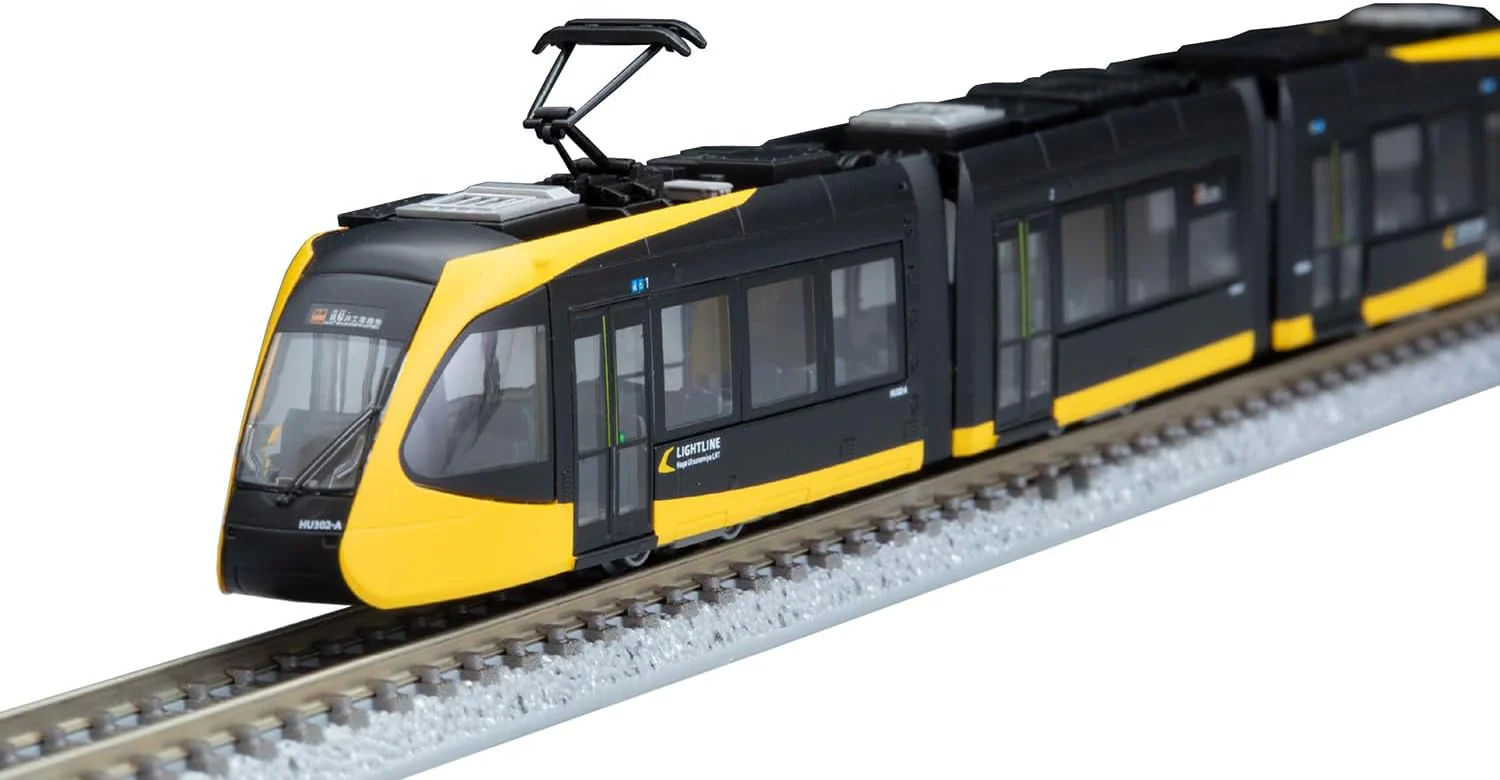 TOMYTEC (N Gauge) Railway Collection Utsunomiya Light Rail HU300 Series HU302 LIGHTLINE