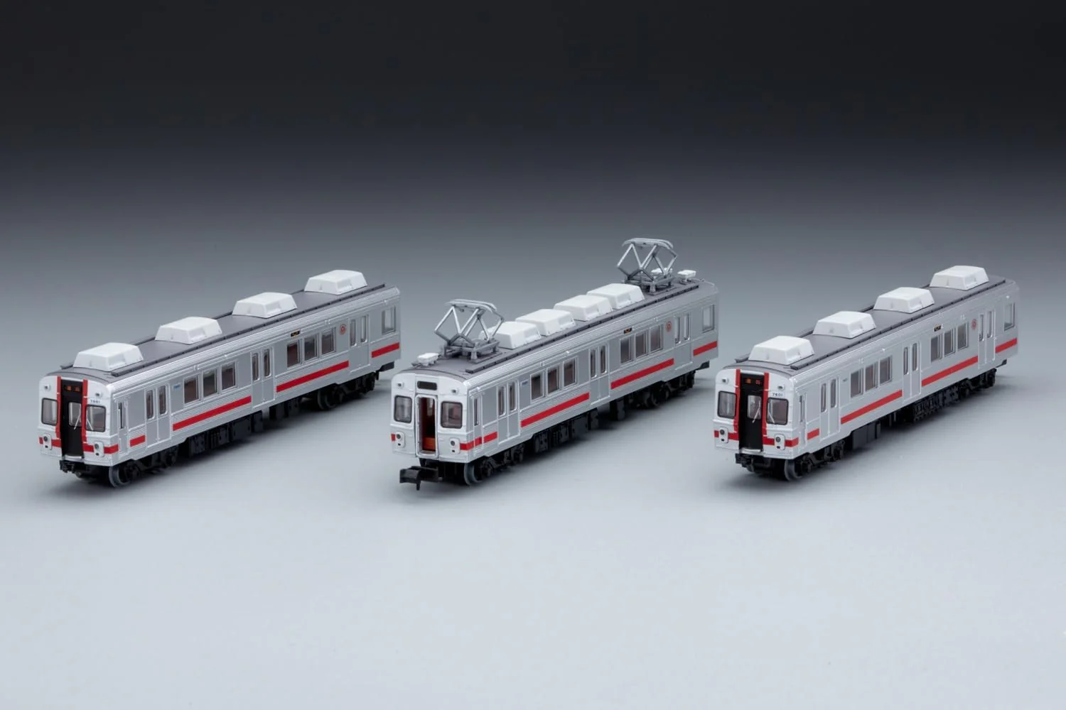 TOMYTEC Railway Collection Tokyu Corporation 7600 Series (7601 Formation) 3 Cars Set - Image 4