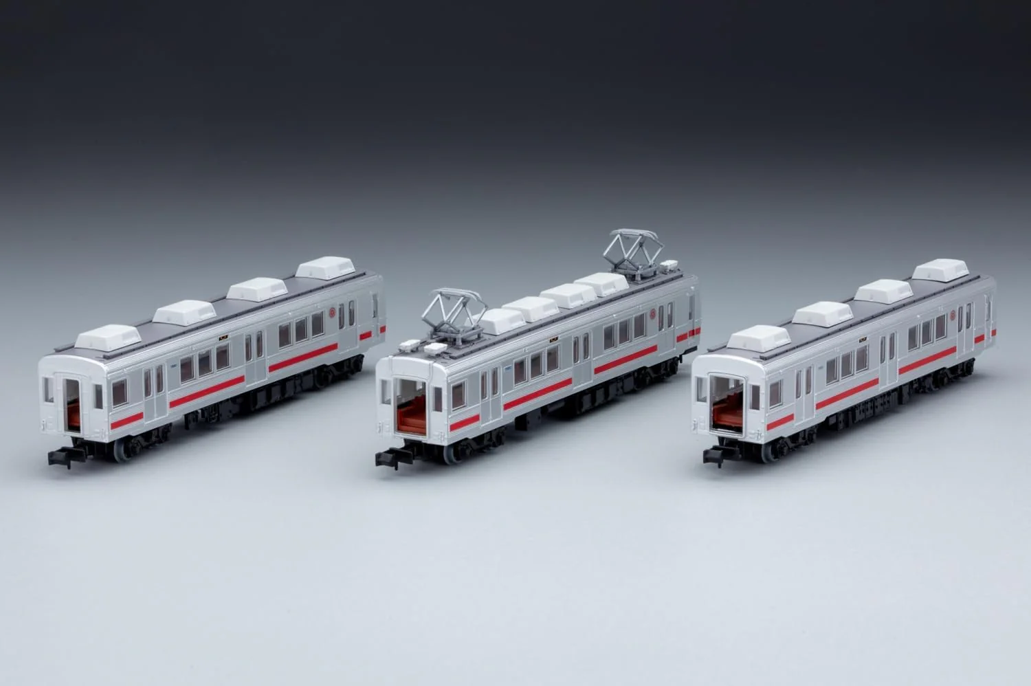 TOMYTEC Railway Collection Tokyu Corporation 7600 Series (7601 Formation) 3 Cars Set - Image 5