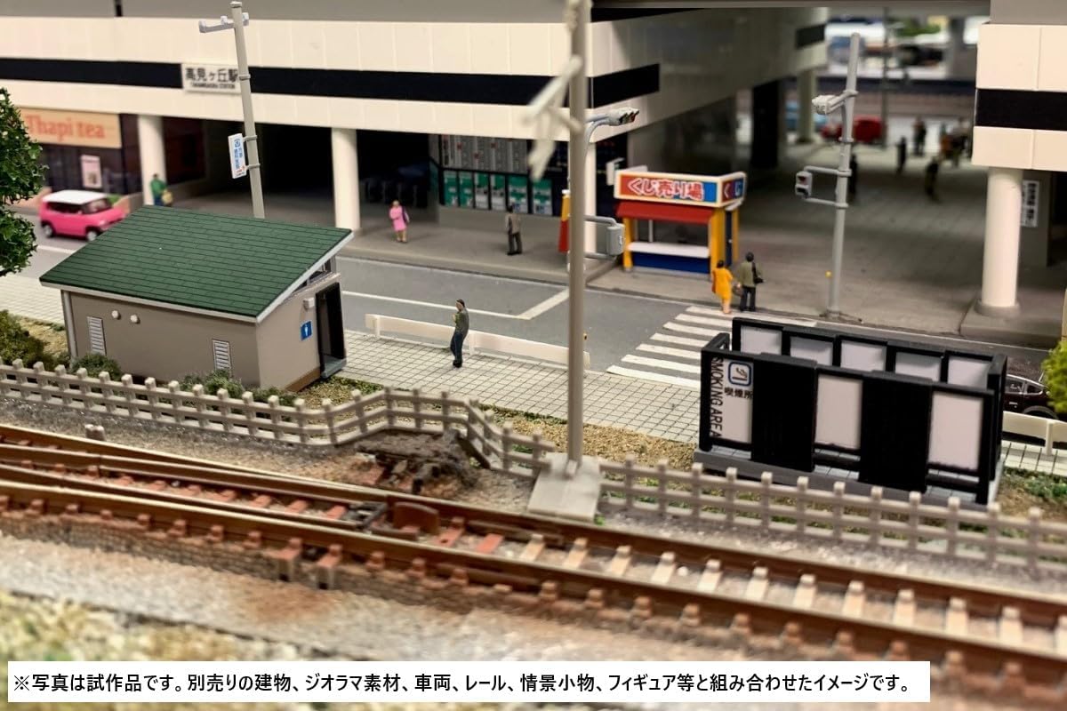 TOMYTEC Scene Accessories 142 Station Scene Set, A, Diorama Supplies - Image 2