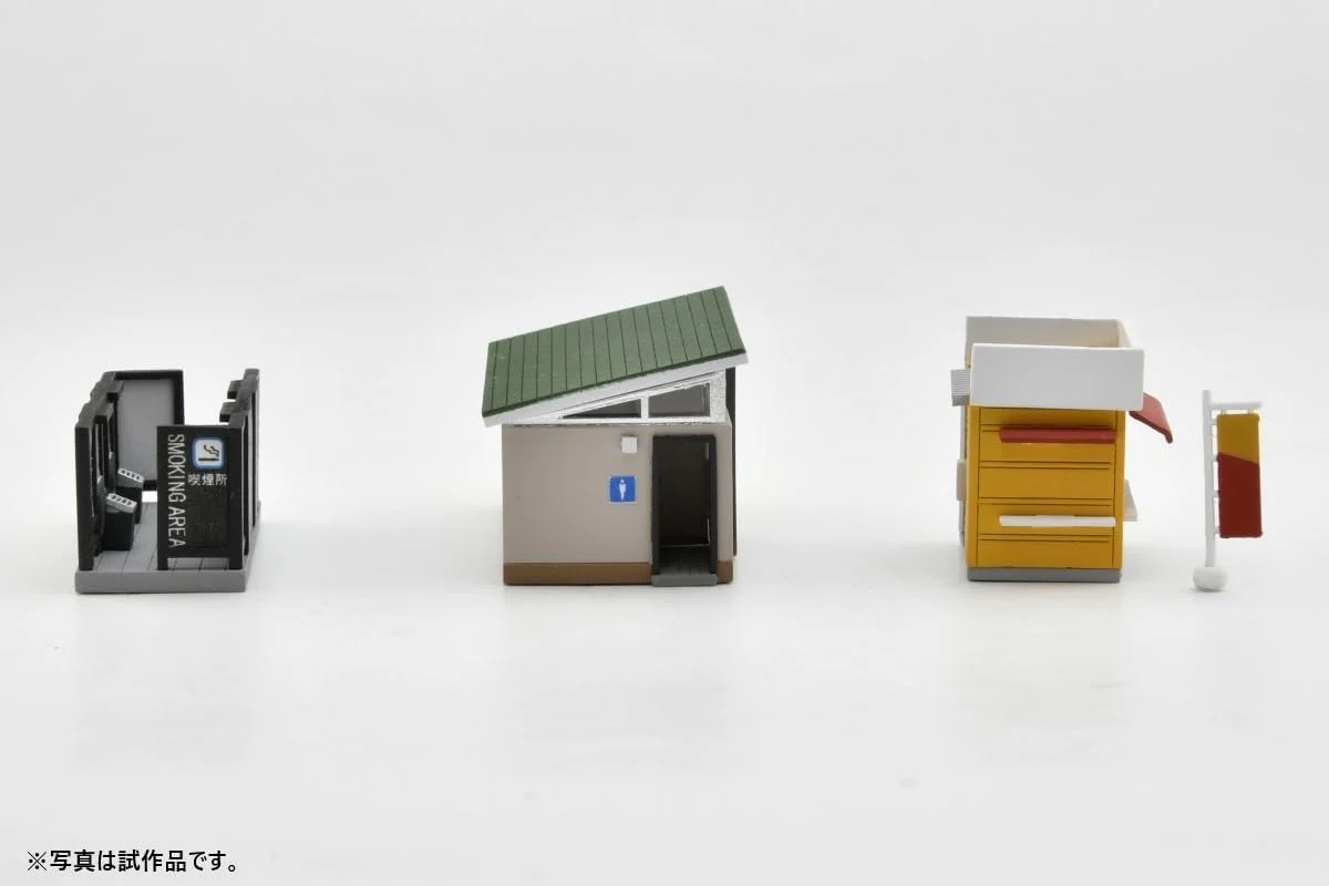 TOMYTEC Scene Accessories 142 Station Scene Set, A, Diorama Supplies - Image 6