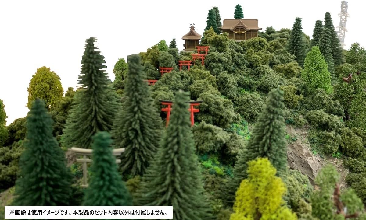 TOMYTEC Scene Accessories 144, Distant View Material, Shrines and Torii gates - Image 2