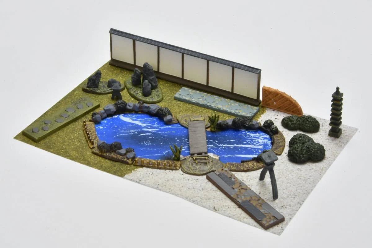 TOMYTEC Scenery Accessories 041-2 Japanese Garden Set 2 - Image 2