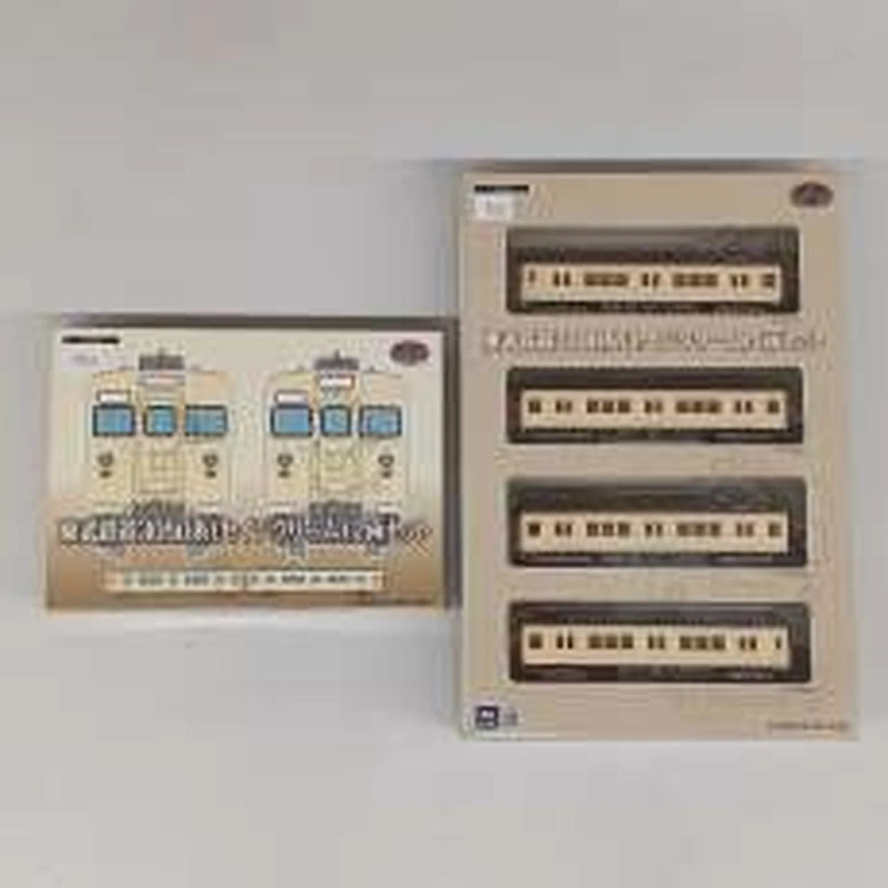 TOMYTEC TetsuColle Tobu 3000 Series/3050 Series Sage Cream 4-Car / 2-Car Set