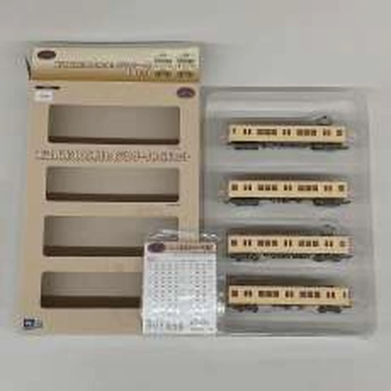 TOMYTEC TetsuColle Tobu 3000 Series/3050 Series Sage Cream 4-Car / 2-Car Set - Image 3