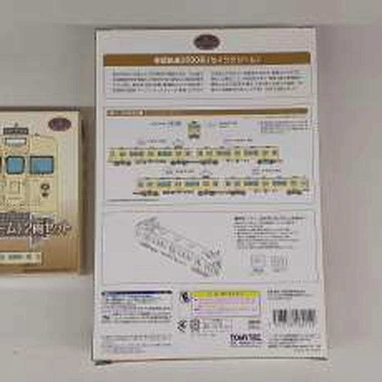 TOMYTEC TetsuColle Tobu 3000 Series/3050 Series Sage Cream 4-Car / 2-Car Set - Image 5