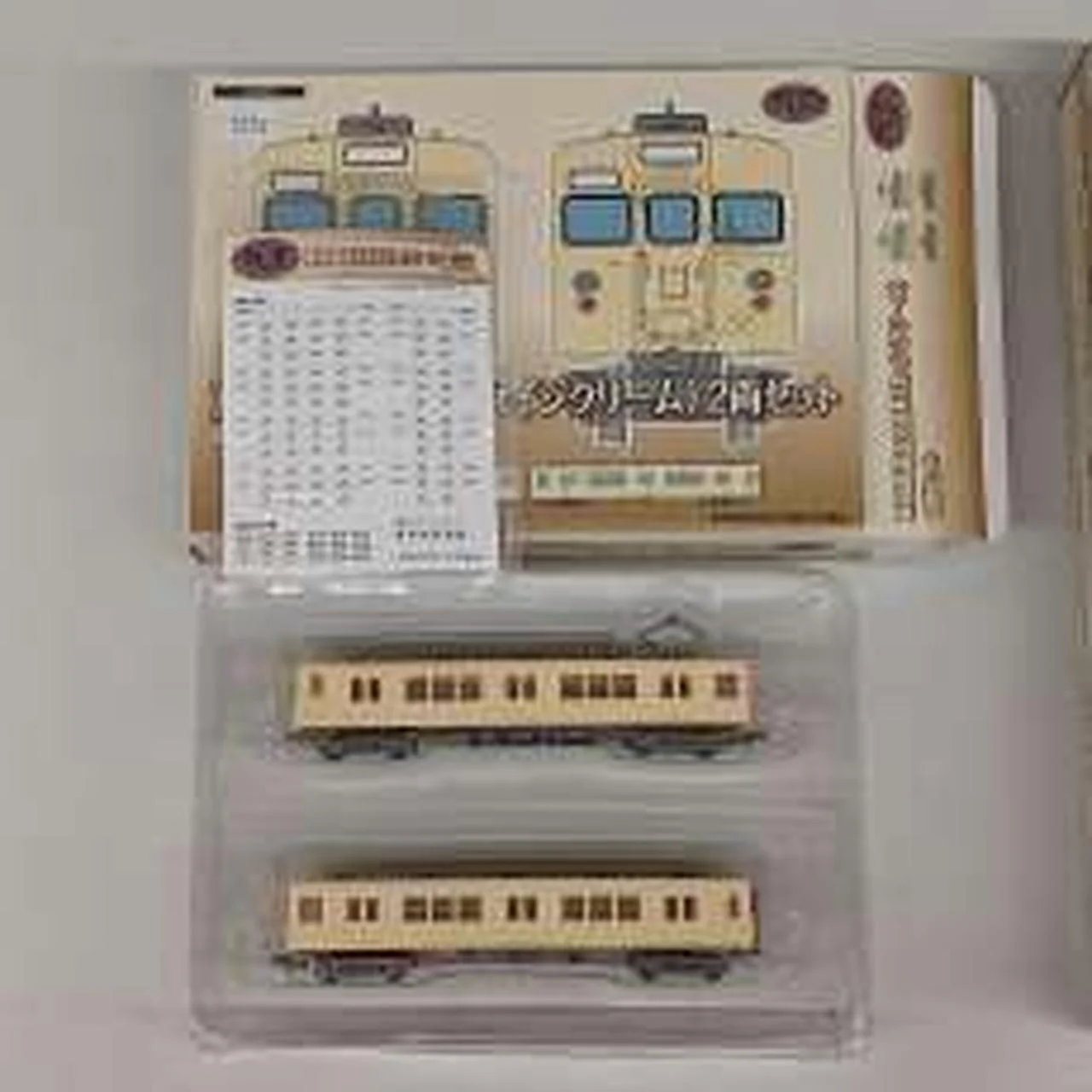TOMYTEC TetsuColle Tobu 3000 Series/3050 Series Sage Cream 4-Car / 2-Car Set - Image 8