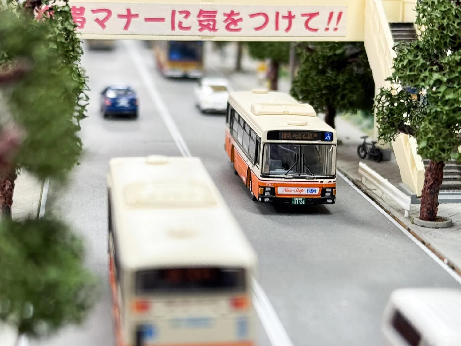TOMYTEC The Bus Collection Tobu Bus Central Goodbye V8 Erga - Image 2
