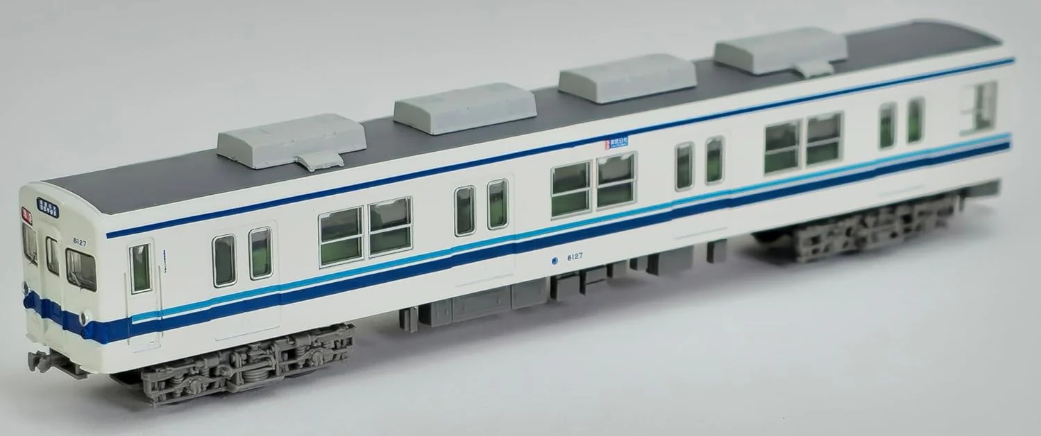 TOMYTEC The Railway Collection Tobu Railway 8000 Series Early Repair Car 8127 Formation 4 Car Set - Image 2