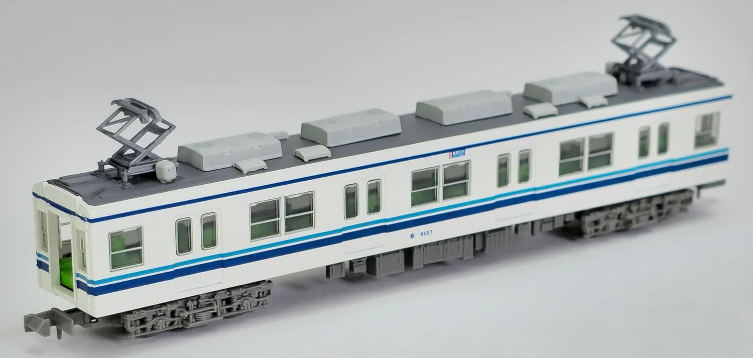 TOMYTEC The Railway Collection Tobu Railway 8000 Series Early Repair Car 8127 Formation 4 Car Set - Image 3