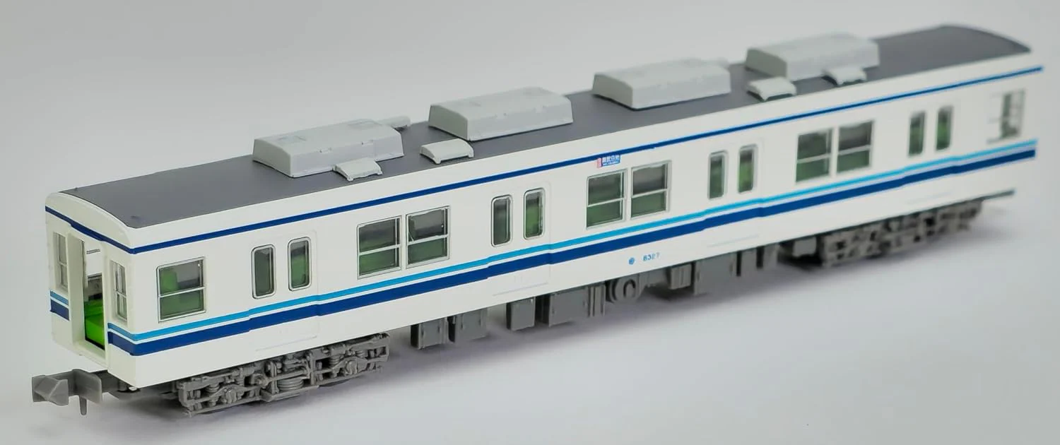 TOMYTEC The Railway Collection Tobu Railway 8000 Series Early Repair Car 8127 Formation 4 Car Set - Image 4