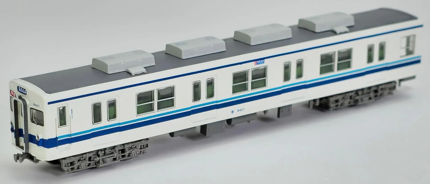 TOMYTEC The Railway Collection Tobu Railway 8000 Series Early Repair Car 8127 Formation 4 Car Set - Image 5