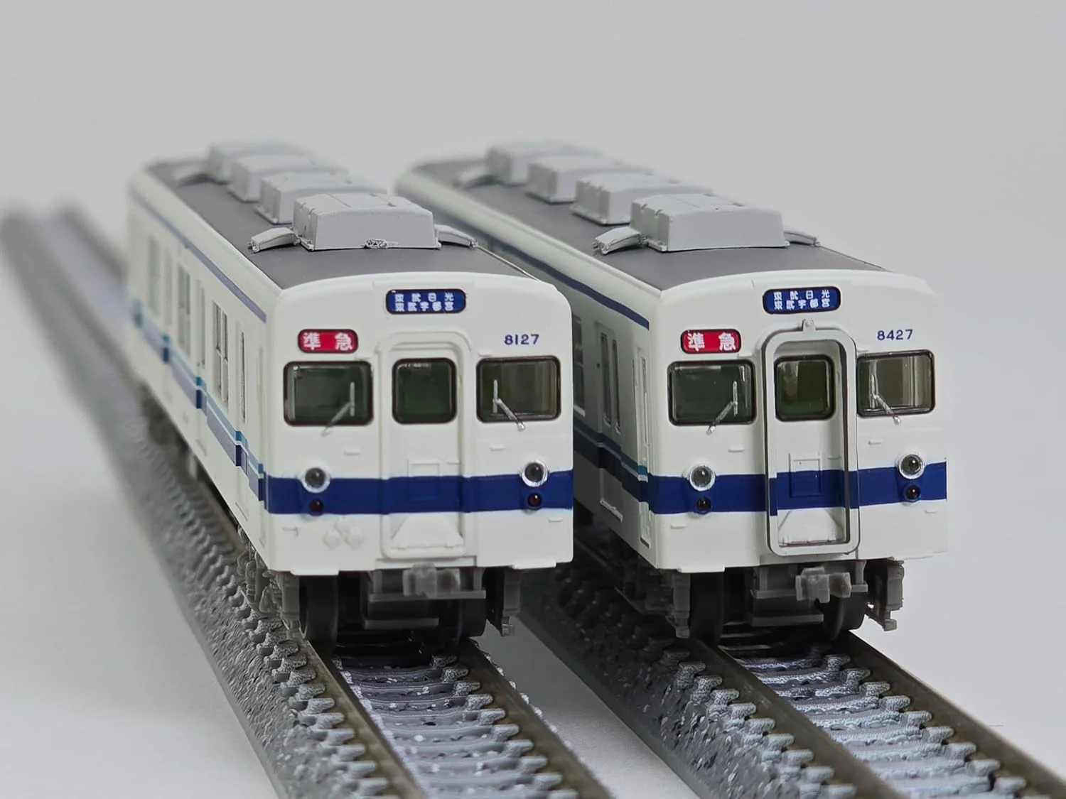 TOMYTEC The Railway Collection Tobu Railway 8000 Series Early Repair Car 8127 Formation 4 Car Set - Image 6