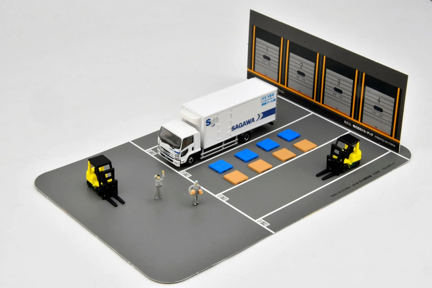 TOMYTEC Truck Collection Logistics Site Truck Set E Sagawa Express - Image 8