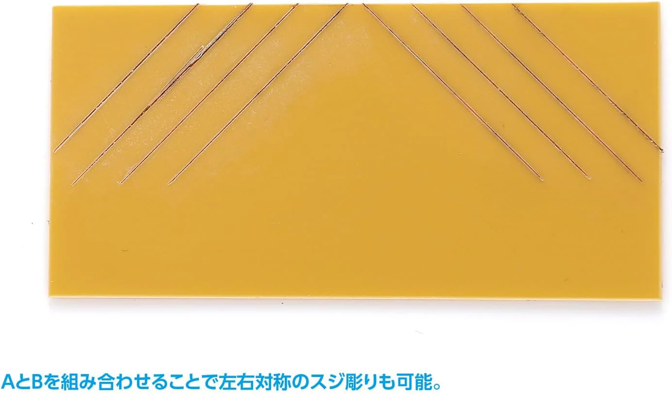 Wave HT433 HG Stainless Steel T-Ruler (Short Type) 2pcs 45 Degrees - Image 7
