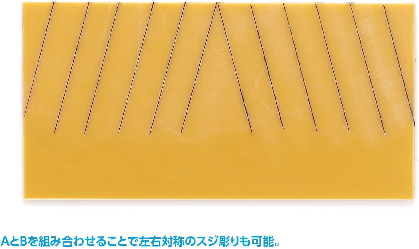 Wave HT435 HG Stainless Steel T-Ruler (Short Type) 2pcs 75 Degrees - Image 7