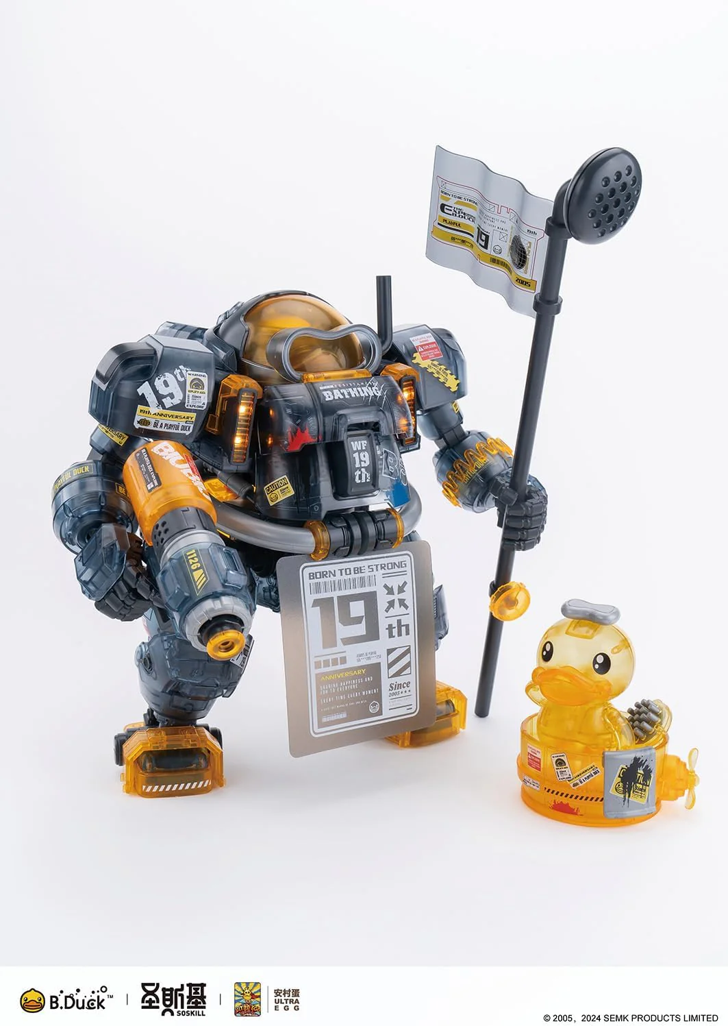 Wave KM138 B.Duck & Spa.Duck [19th Anniversary Black Samurai Limited Edition] - Image 2