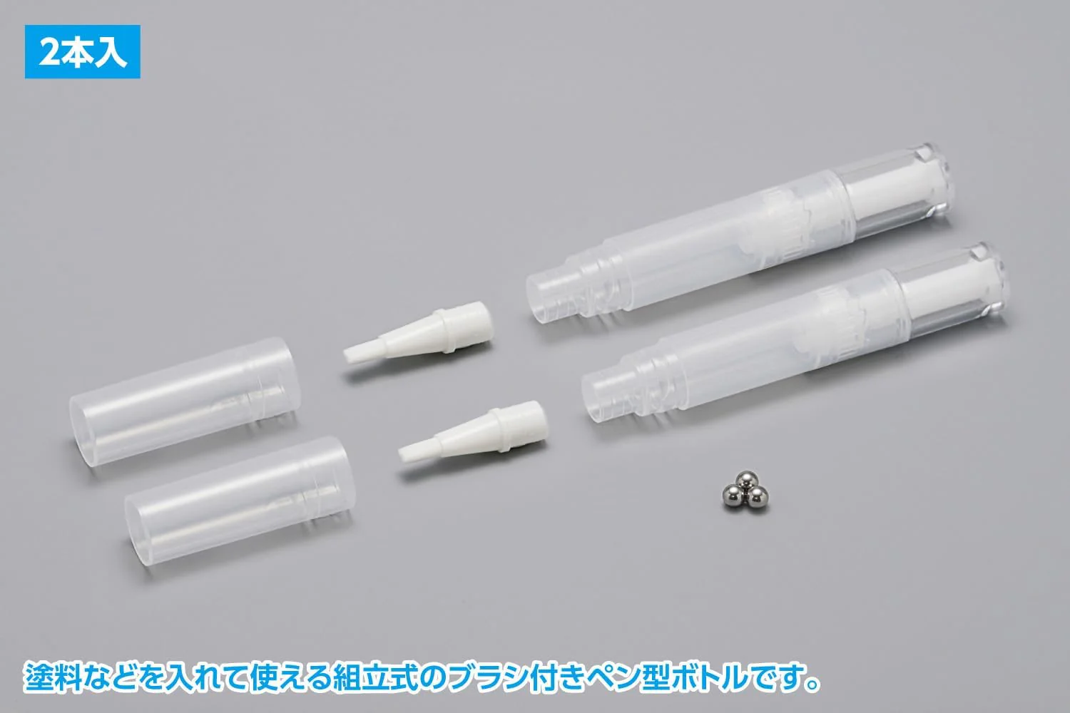 Wave OF059 Disposable Type Pen-shaped Bottle With Brush Tip (5cc/2pcs) - Image 2