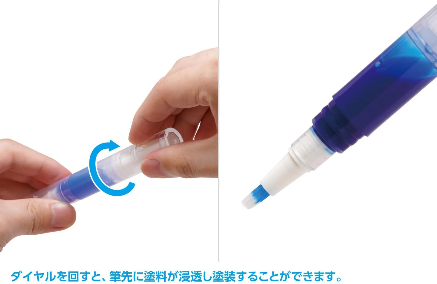 Wave OF059 Disposable Type Pen-shaped Bottle With Brush Tip (5cc/2pcs) - Image 5