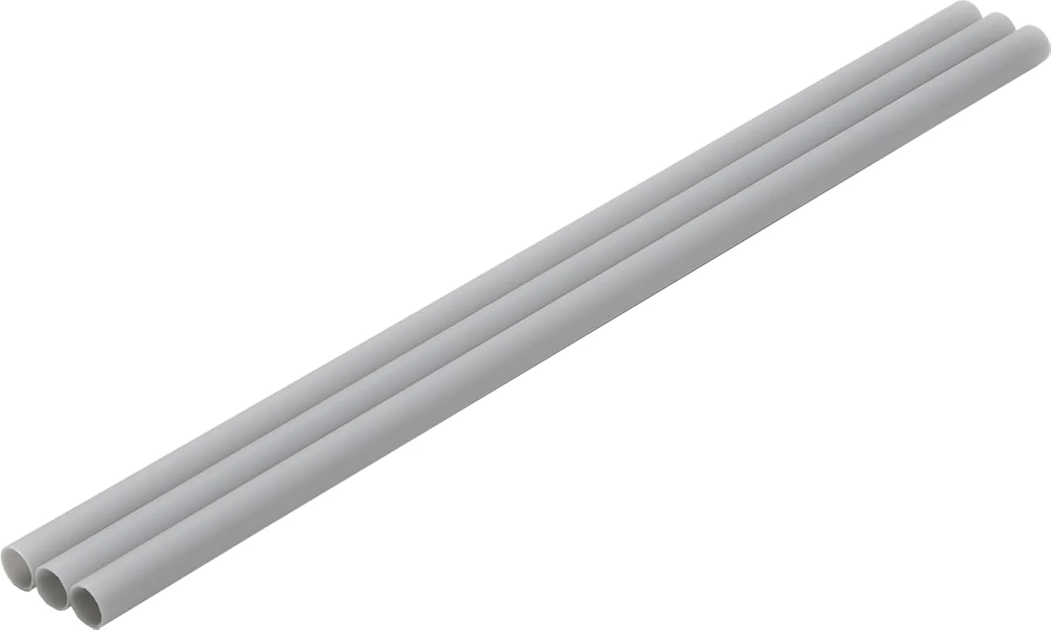 Wave OM548 Plastic Pipe [Gray] Thick Wall 10.0mm, Pack of 3
