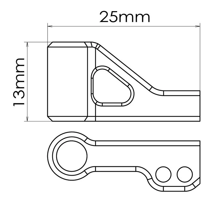 Wrap-Up Next 0742-FD Dual Purpose Arm (Black) - Image 2