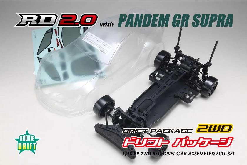 Yokomo DP-GRA90 Drift Package 2WD PANDEM GRA Supra Kit (Clear Body) - Image 5