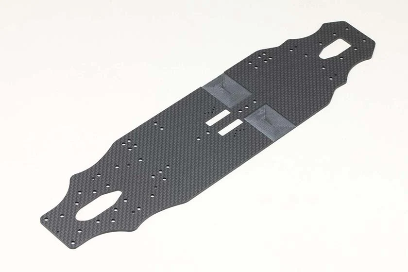 Yokomo MS-002-2 Main Chassis for MS2.0, Matte CG (2.2mm)