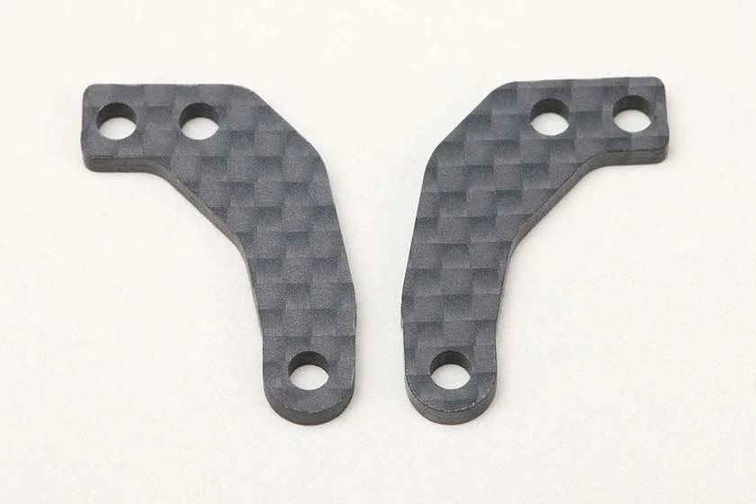 Yokomo MS-415FP-2 Front Steering Block Plate (2 pieces) for MS2.0 Matte CG (2.4mm)