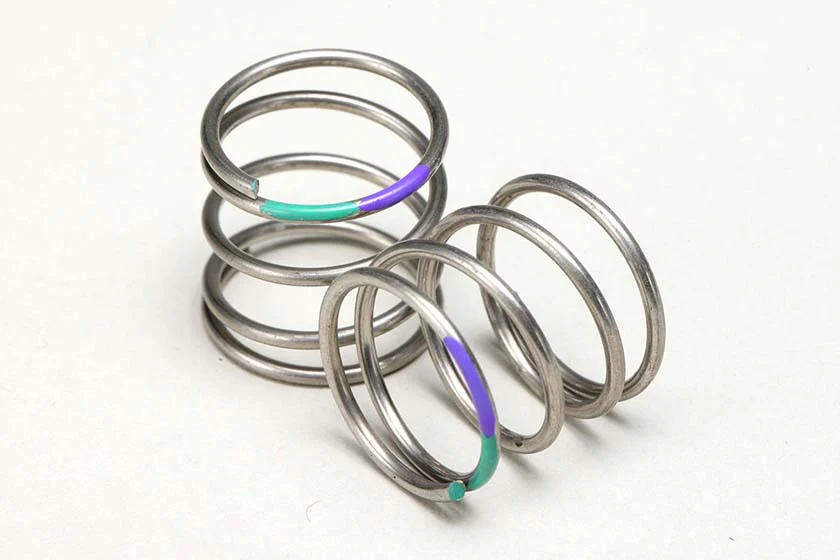 Yokomo MS-SLP247 Progressive Short Shock Spring (2.40-2.70) for MS2.0 (Green-Purple)