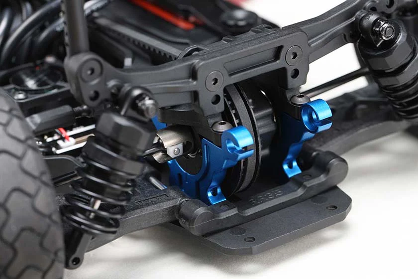 Yokomo RS-32ALA Aluminum Lower Bulk Head A for RS1.0/2.0 (Blue) - Image 2