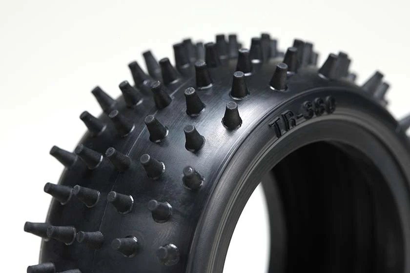 Yokomo TR-380 2.2-inch rear super low-height spiked tires - Image 2