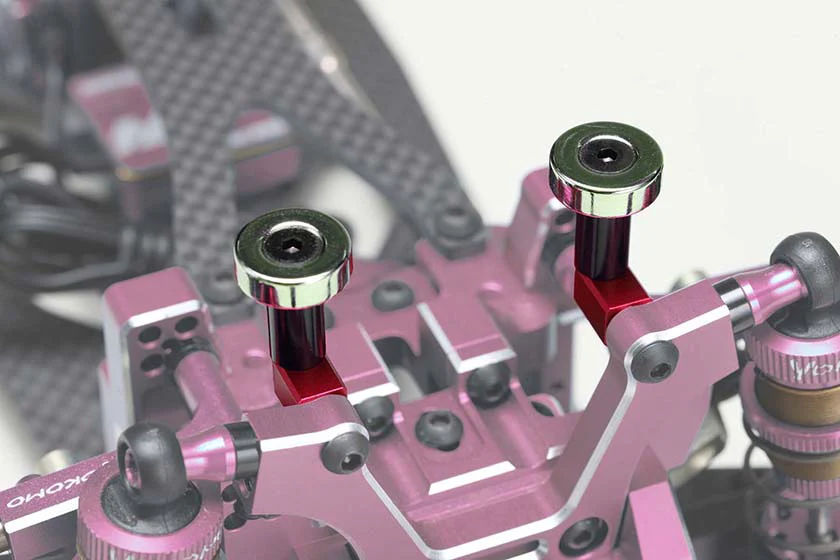 Yokomo ZS-016MGFR Magnet Front Body Mount Red - Image 2