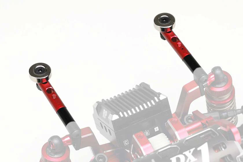 Yokomo ZS-016MGRR Magnet Rear Body Mount Red - Image 2