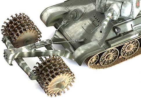 Zvezda 3580 1/35 T-34/76 Soviet Tank w/ Mine Roller - Image 3