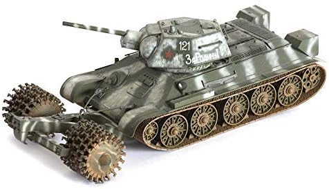 Zvezda 3580 1/35 T-34/76 Soviet Tank w/ Mine Roller - Image 5